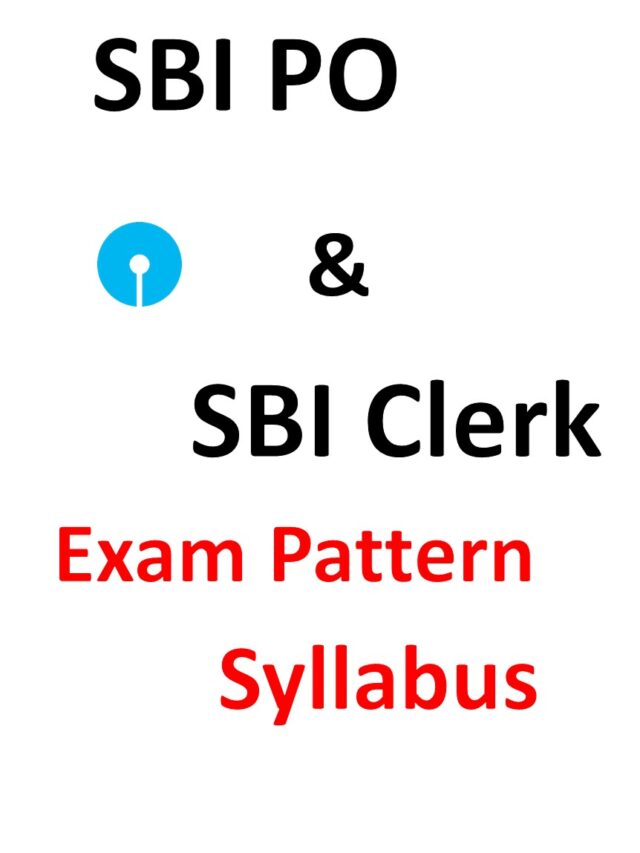 Sbi Po and Sbi Clerk  Syllabus & Exam pattern