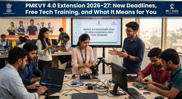 PMKVY 4.0 Extension 2026-27: New Deadlines, Free AI Training, and What It Means for the Youth