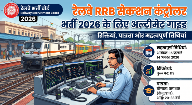 Ultimate Guide to the Railway RRB Section Controller Recruitment 2026: Vacancies, Eligibility, and Important Dates